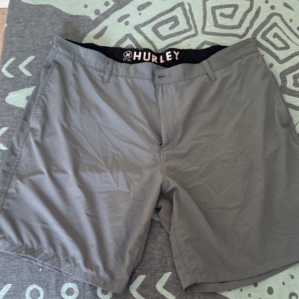 Hurley Men's Charcoal Athletic Shorts